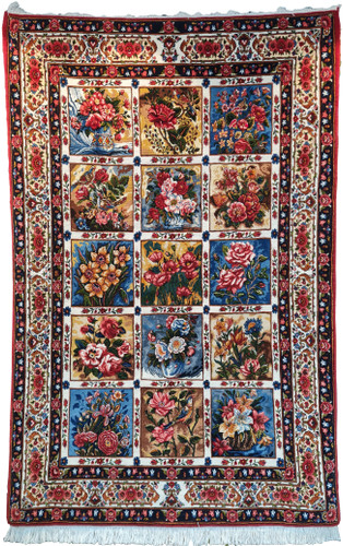 قالیچه 4.5 متری دستباف بافت بختیاری